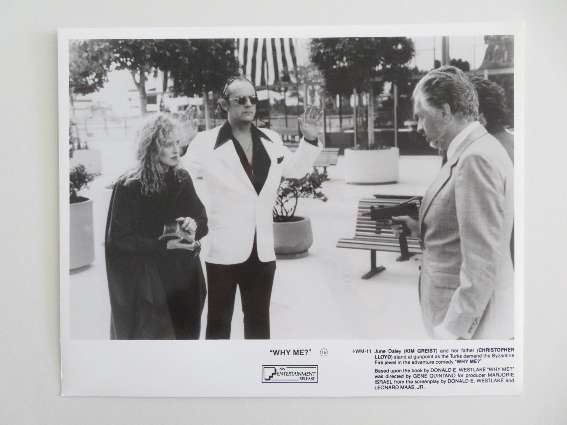 WHY ME? MOVIE STILL PHOTO LOT OF 4 CHRISTOPHER LLOYD CHRISTOPHER LAMBERT 1990 Movie posters