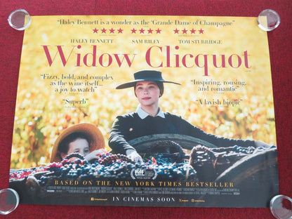 WIDOW CLICQUOT UK QUAD ROLLED POSTER HALEY BENNETT SAM RILEY 2023 Movie posters