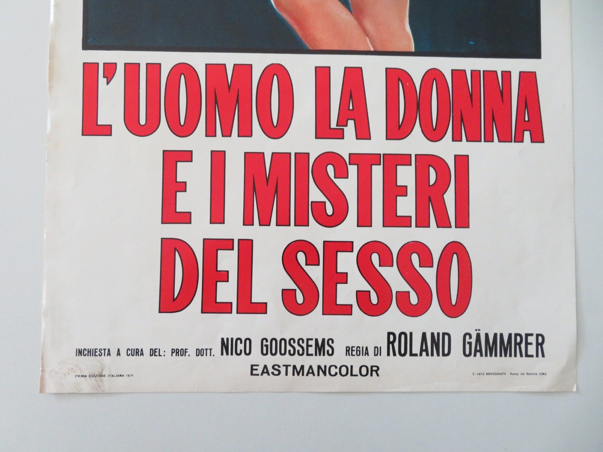 WIE SAG ICH'S MEINEM KINDE ITALIAN LOCANDINA POSTER BONER ANKE SYRING 1971 Movie posters