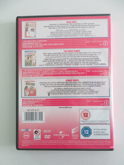 Wild Child / The House Bunny / Sydney White - 3 film box set (DVD) Region 2 Movie posters