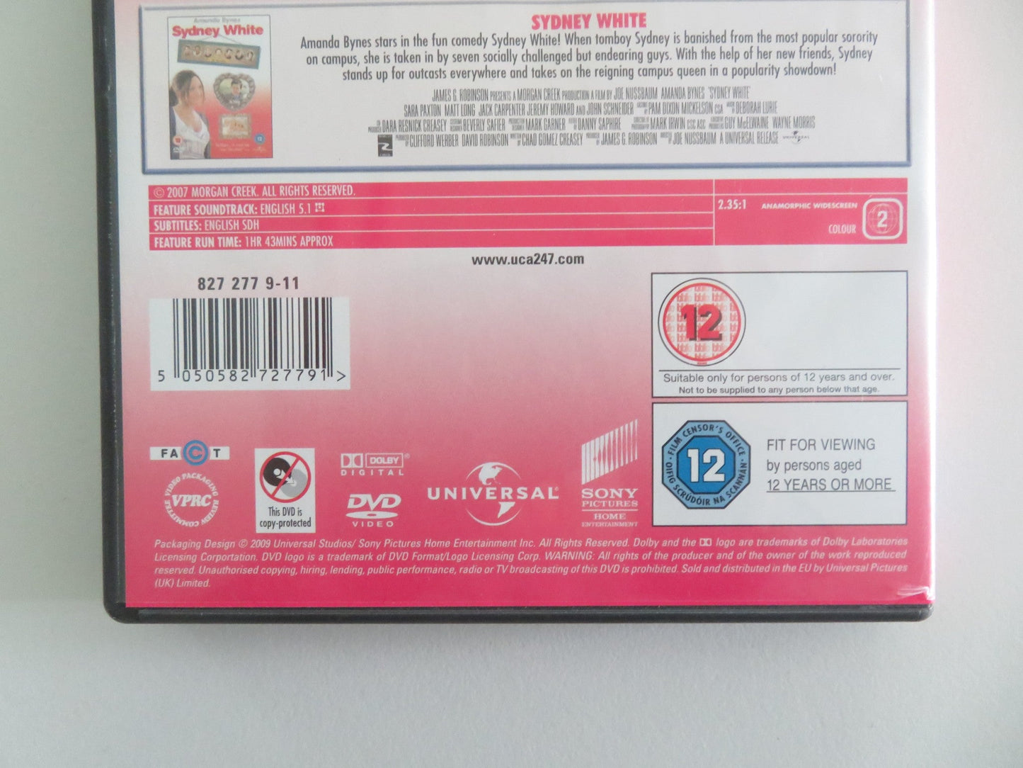 Wild Child / The House Bunny / Sydney White - 3 film box set (DVD) Region 2 Movie posters