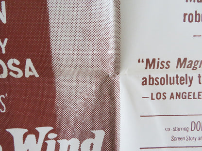 WILD IS THE WIND FOLDED US ONE SHEET POSTER ANNA MAGNANI ANTHONY QUINN 1957 Rendezvous Cinema Movie posters