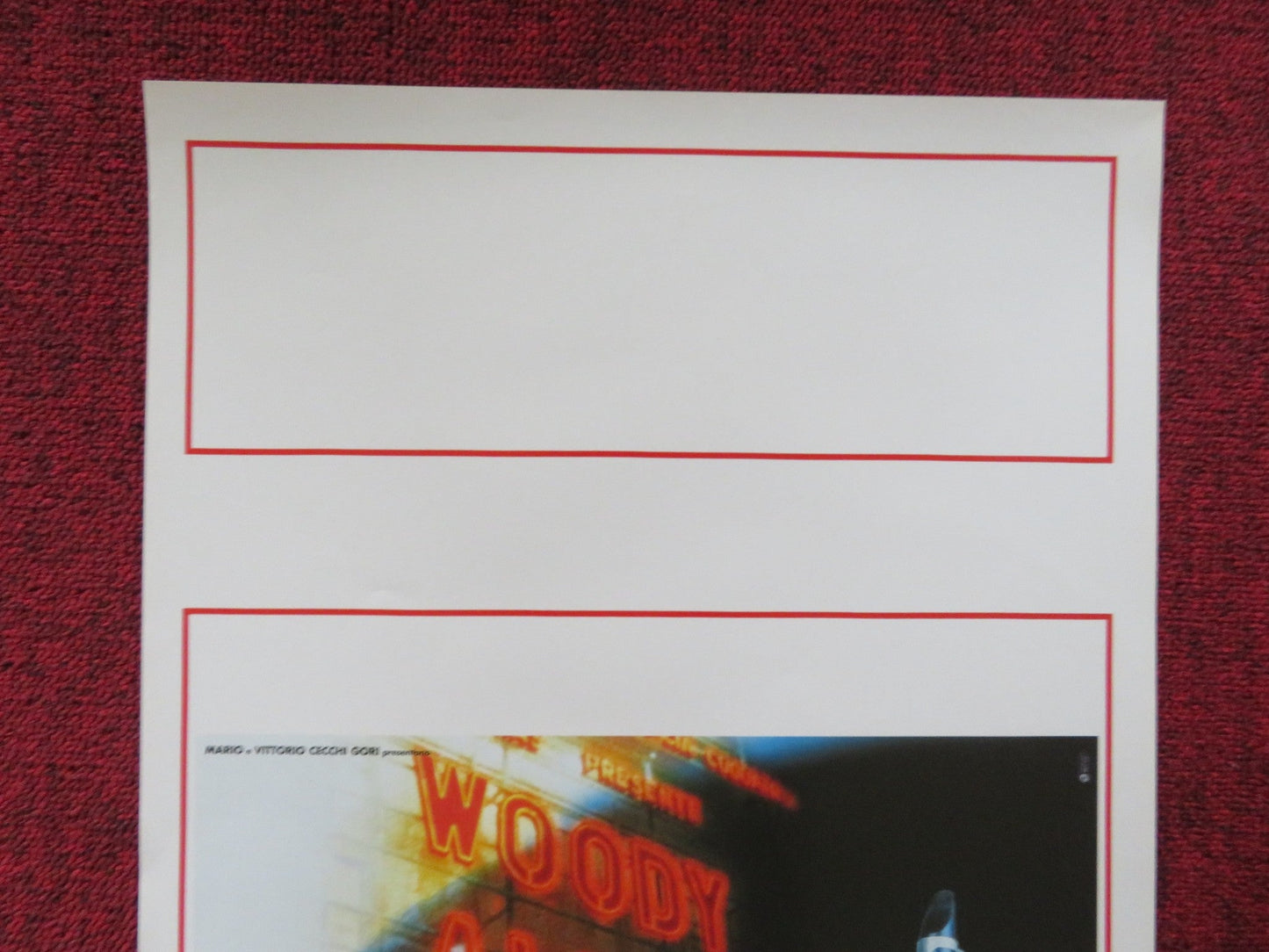 WILD MAN BLUES ITALIAN LOCANDINA POSTER WOODY ALLEN SOON - YI PREVIN 1998 Rendezvous Cinema Movie posters