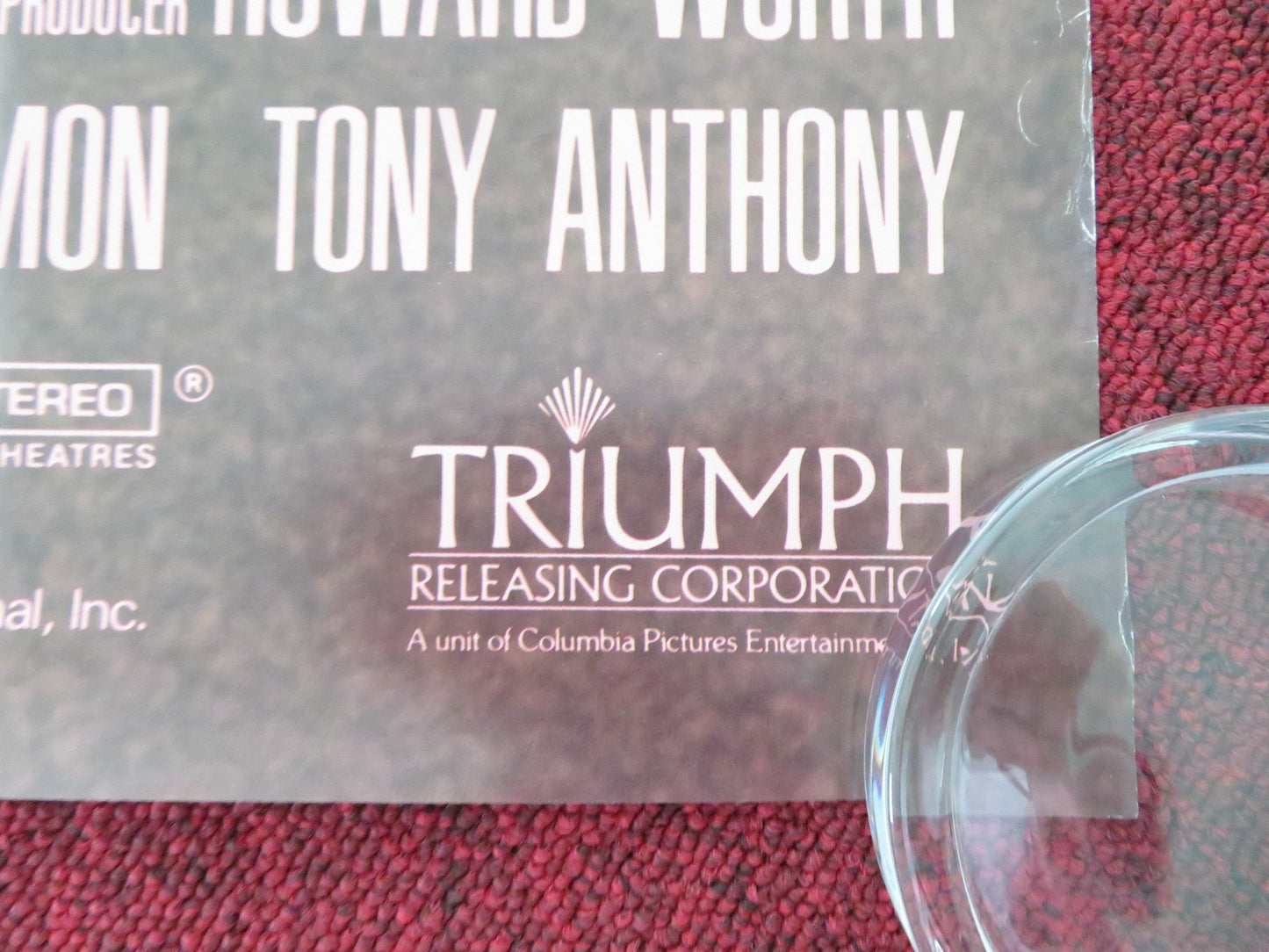 WILD ORCHID US ONE SHEET ROLLED POSTER MICKEY ROURKE JACQUELINE BISSET 1989 Movie posters