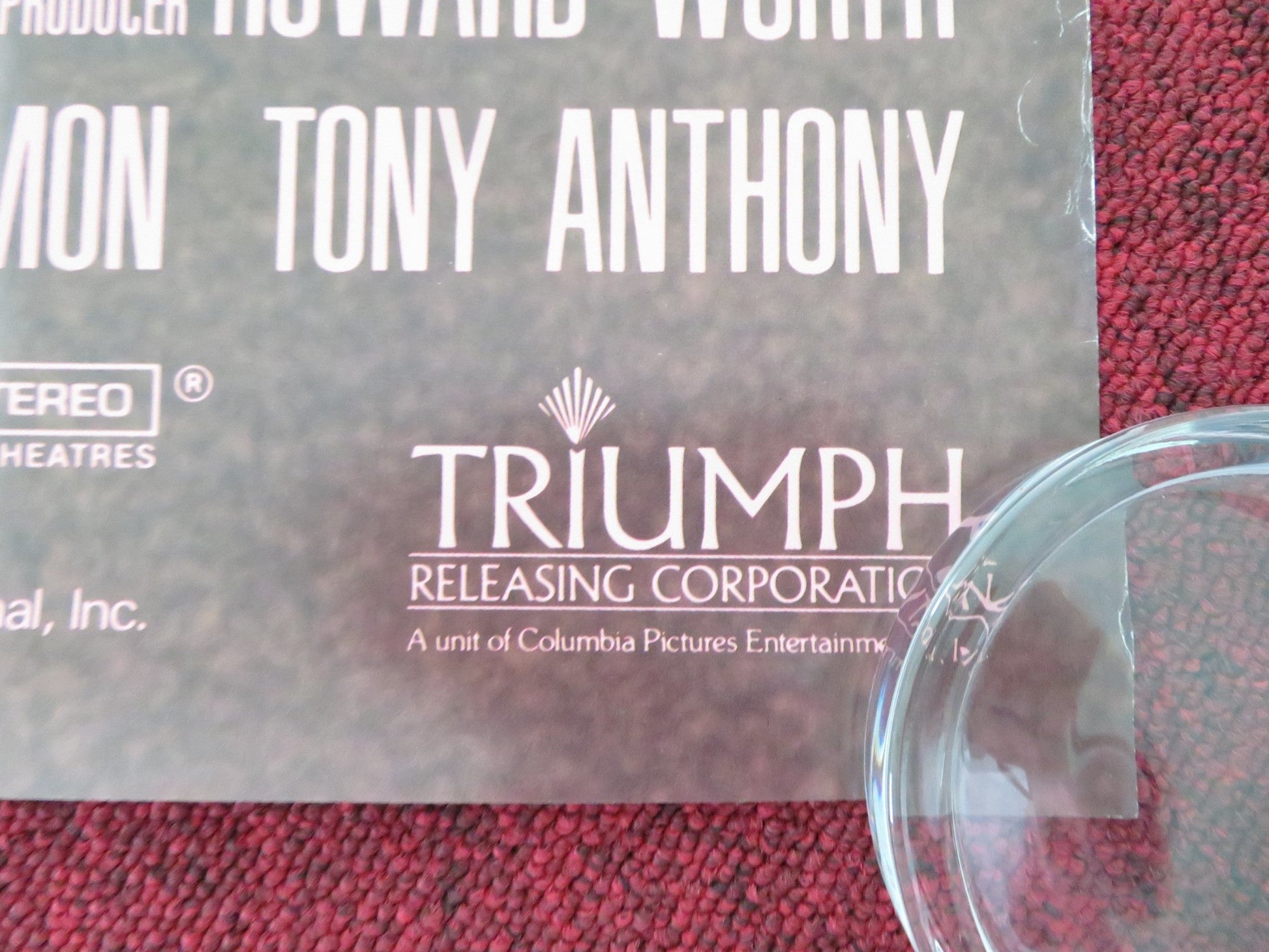 WILD ORCHID US ONE SHEET ROLLED POSTER MICKEY ROURKE JACQUELINE BISSET 1989 Movie posters