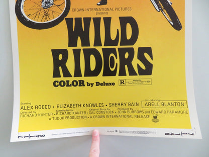 Wild Riders US Insert Poster Alex Rocco Elizabeth Knowles 1971 Movie posters