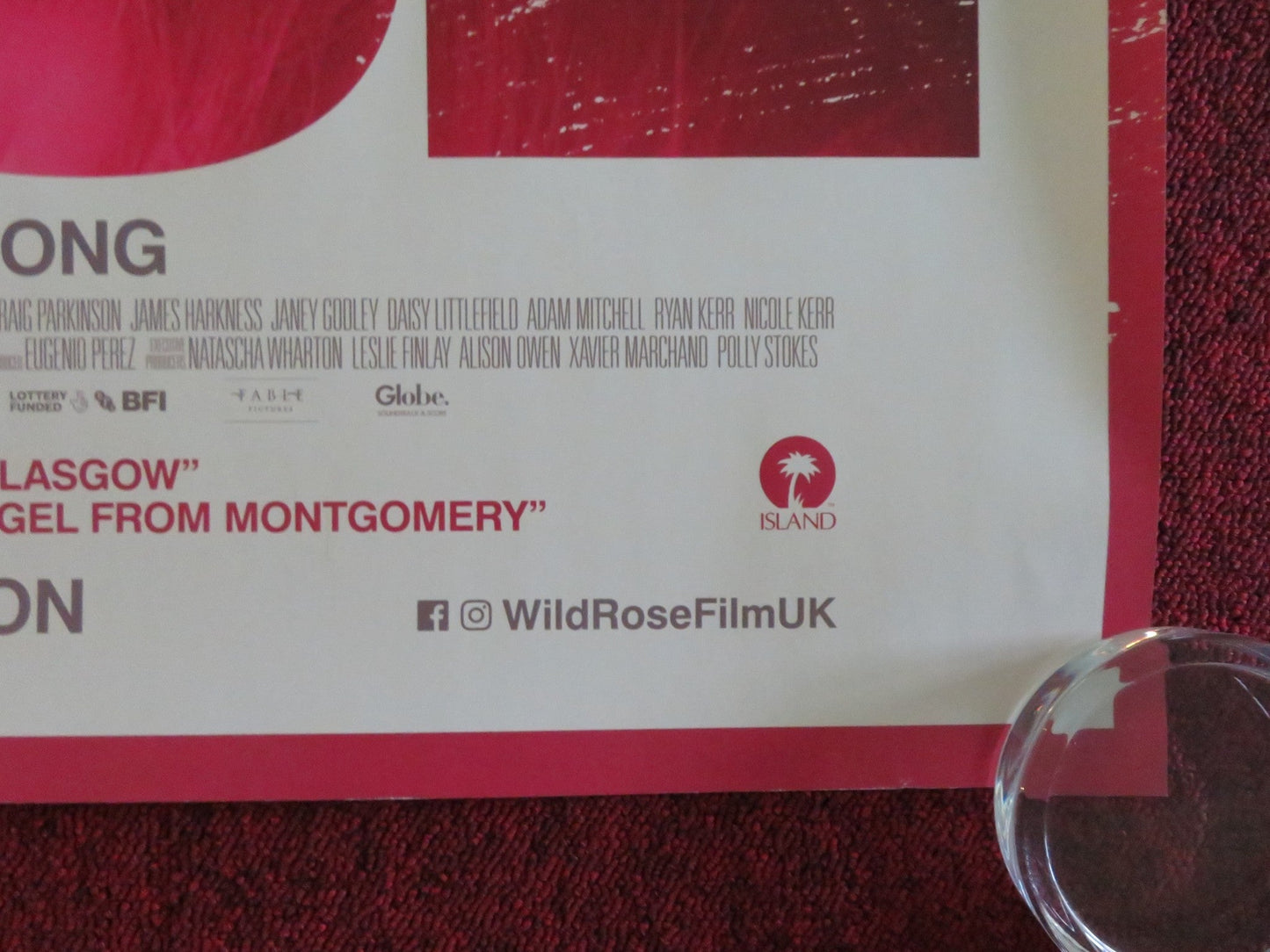 WILD ROSE UK QUAD ROLLED POSTER JESSIE BUCKLEY JULIE WALTERS 2018 Movie posters