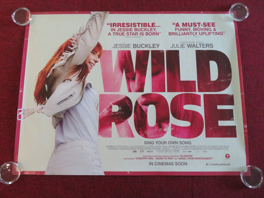 WILD ROSE UK QUAD ROLLED POSTER JESSIE BUCKLEY JULIE WALTERS 2018 Movie posters