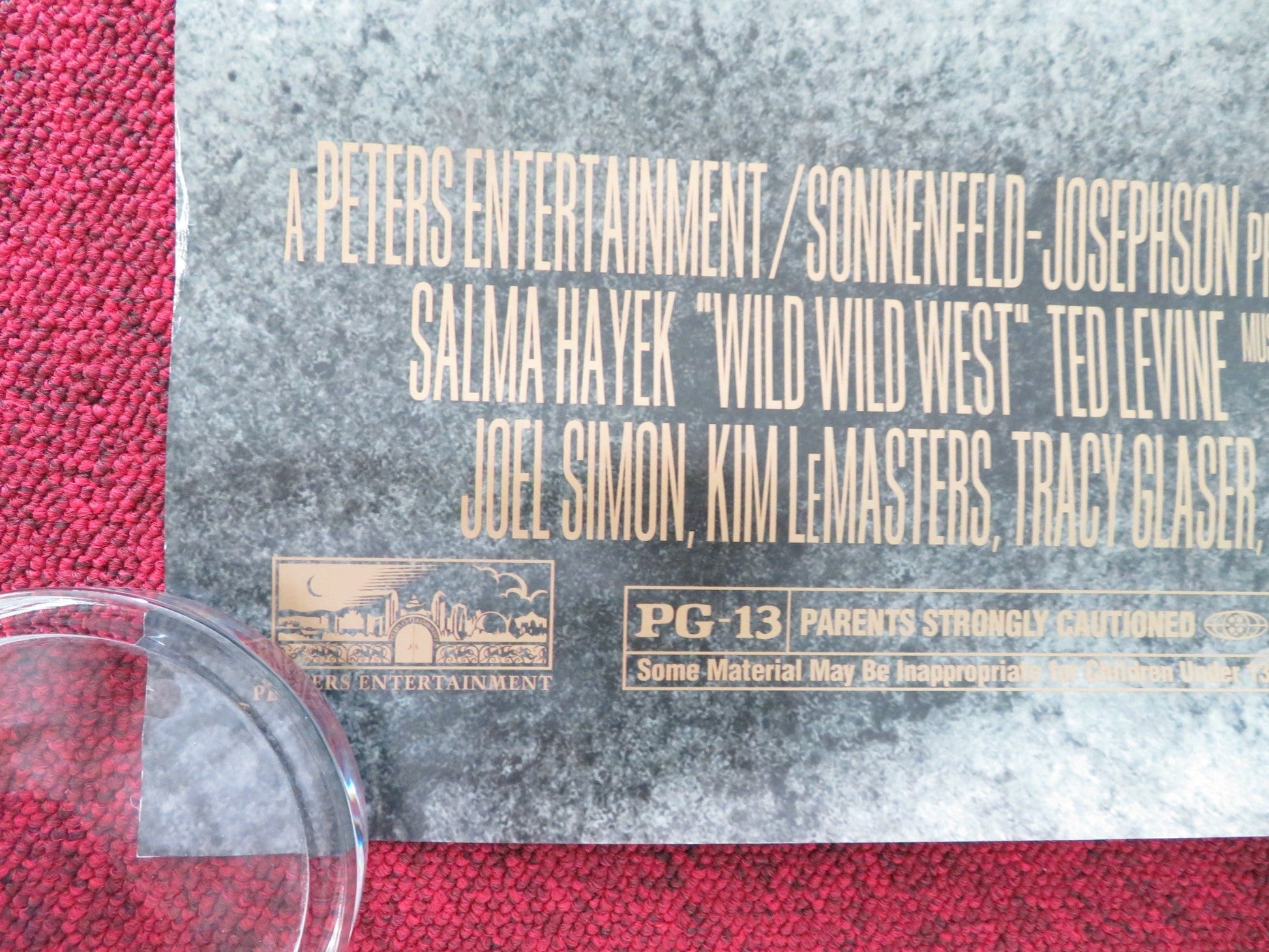 WILD WILD WEST US ONE SHEET ROLLED POSTER WILL SMITH KEVIN KLINE 1999 Movie posters