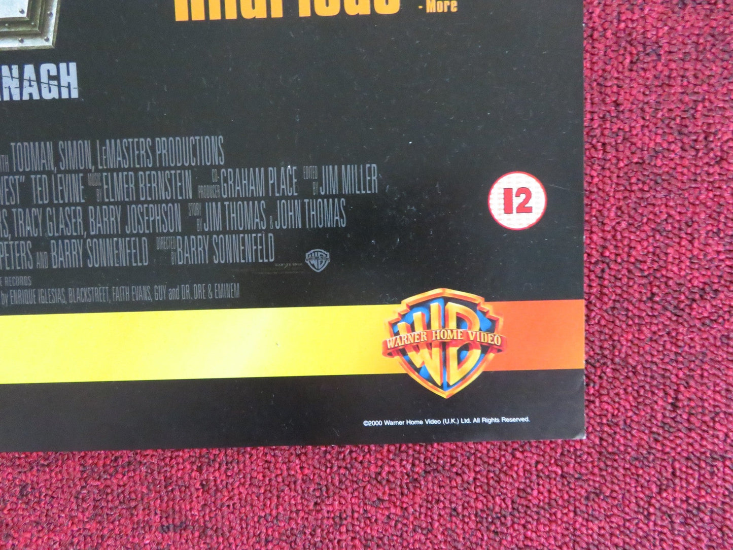 WILD WILD WEST VHS VIDEO POSTER WILL SMITH KEVIN KLINE 1999 Rendezvous Cinema Movie posters