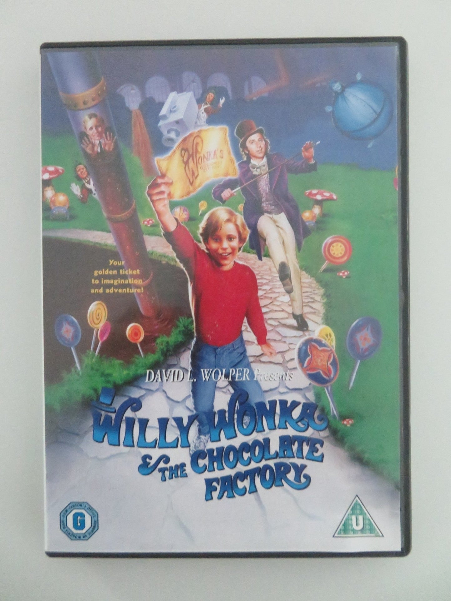 WILLY WONKA AND THE CHOCOLATE FACTORY (DVD) WILDER KINNEAR 1971 REGION 2 Movie posters
