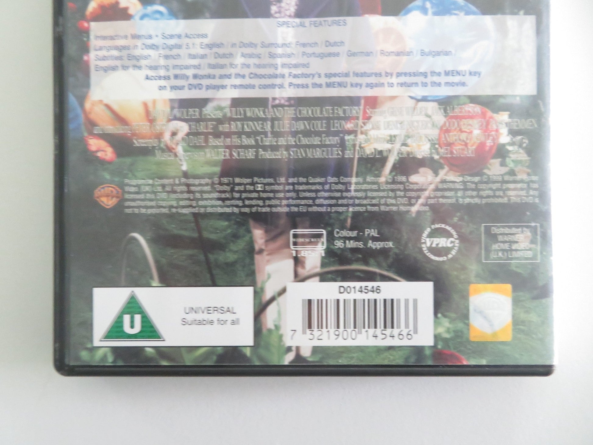 Willy Wonka & the Chocolate Factory (DVD) Gene Wilder Roy Kinnear 1971 Region 2 Movie posters