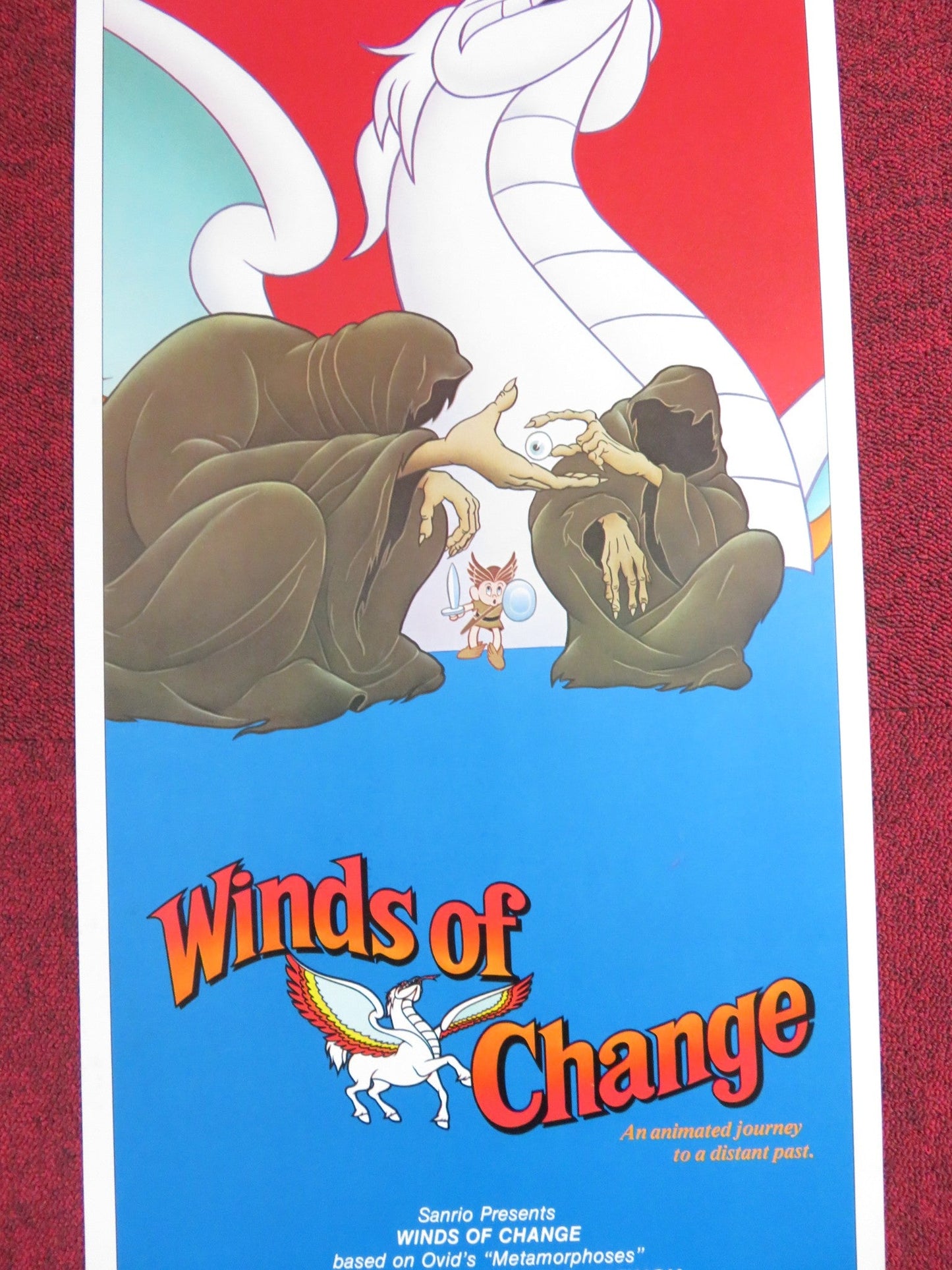 WINDS OF CHANGE / Metamorphoses US INSERT POSTER PETER USTINOV R1979 Rendezvous Cinema Movie posters