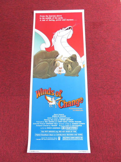 WINDS OF CHANGE / Metamorphoses US INSERT POSTER PETER USTINOV R1979 Rendezvous Cinema Movie posters