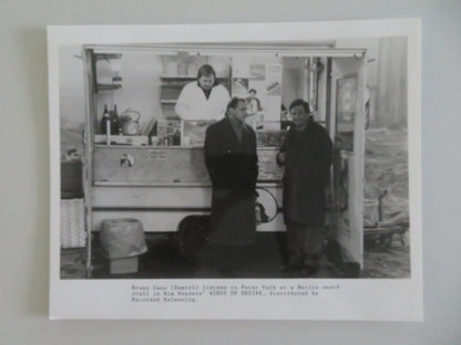 WINGS OF DESIRE MOVIE STILL PHOTO LOT OF 10 PETER FALK BRUNO GANZ DOMMARTIN 1987 Movie posters