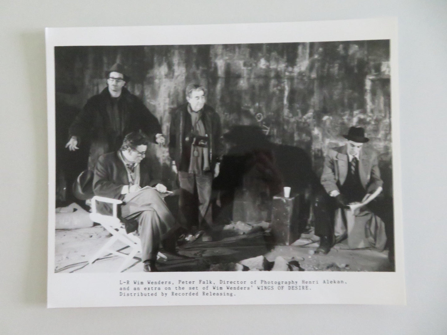 WINGS OF DESIRE MOVIE STILL PHOTO LOT OF 10 PETER FALK BRUNO GANZ DOMMARTIN 1987 Movie posters