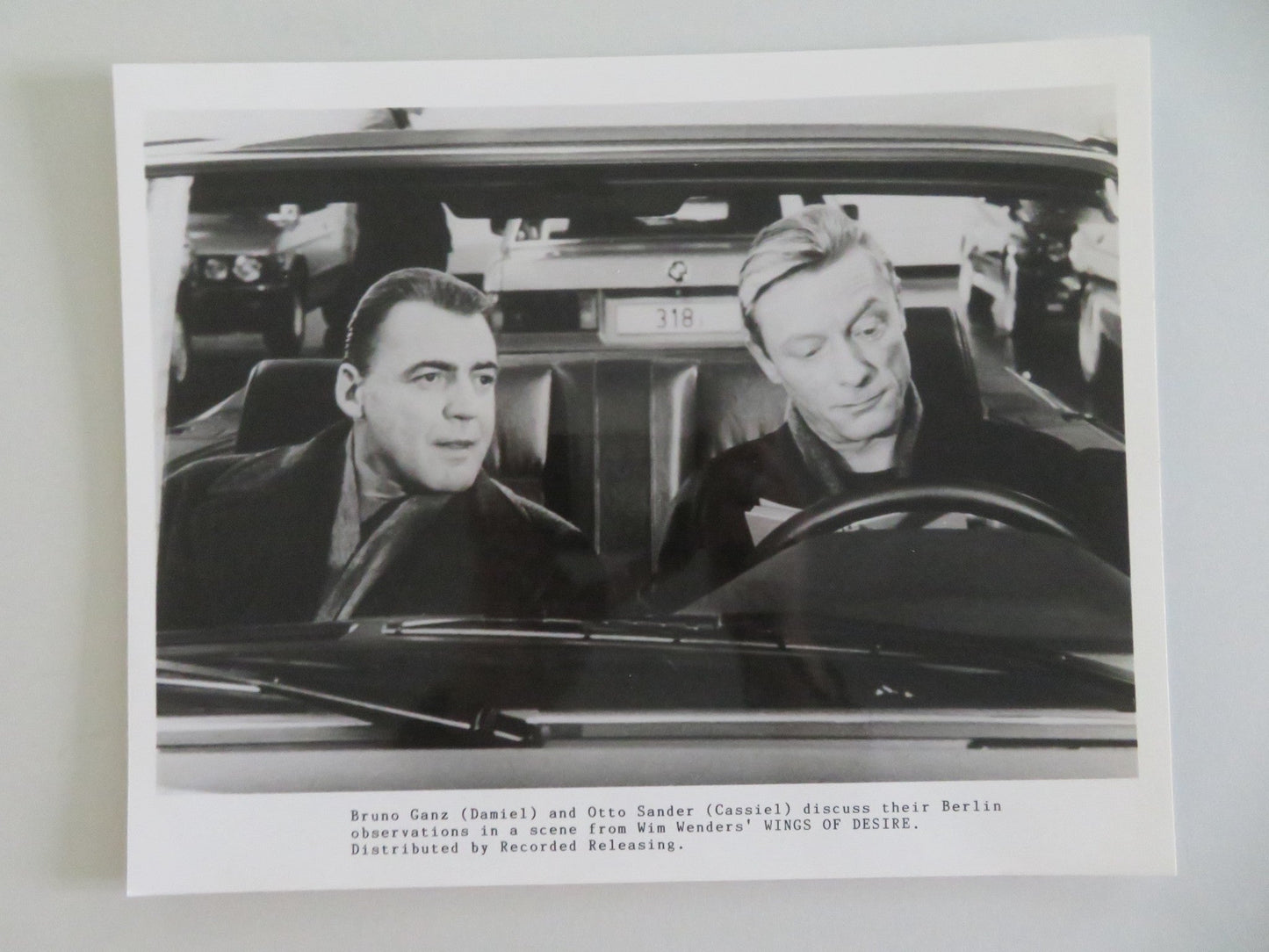 WINGS OF DESIRE MOVIE STILL PHOTO LOT OF 10 PETER FALK BRUNO GANZ DOMMARTIN 1987 Movie posters