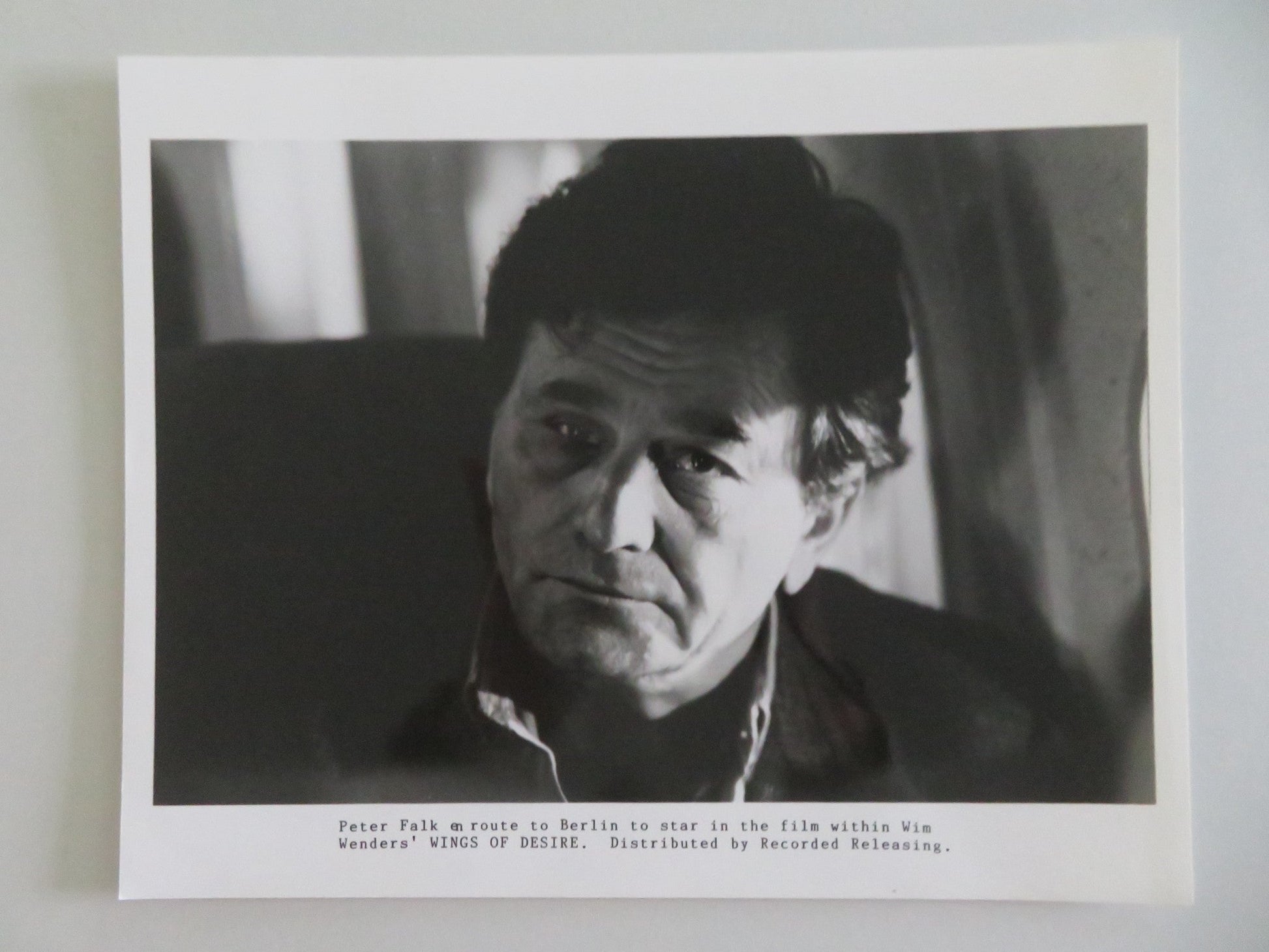 WINGS OF DESIRE MOVIE STILL PHOTO LOT OF 10 PETER FALK BRUNO GANZ DOMMARTIN 1987 Movie posters