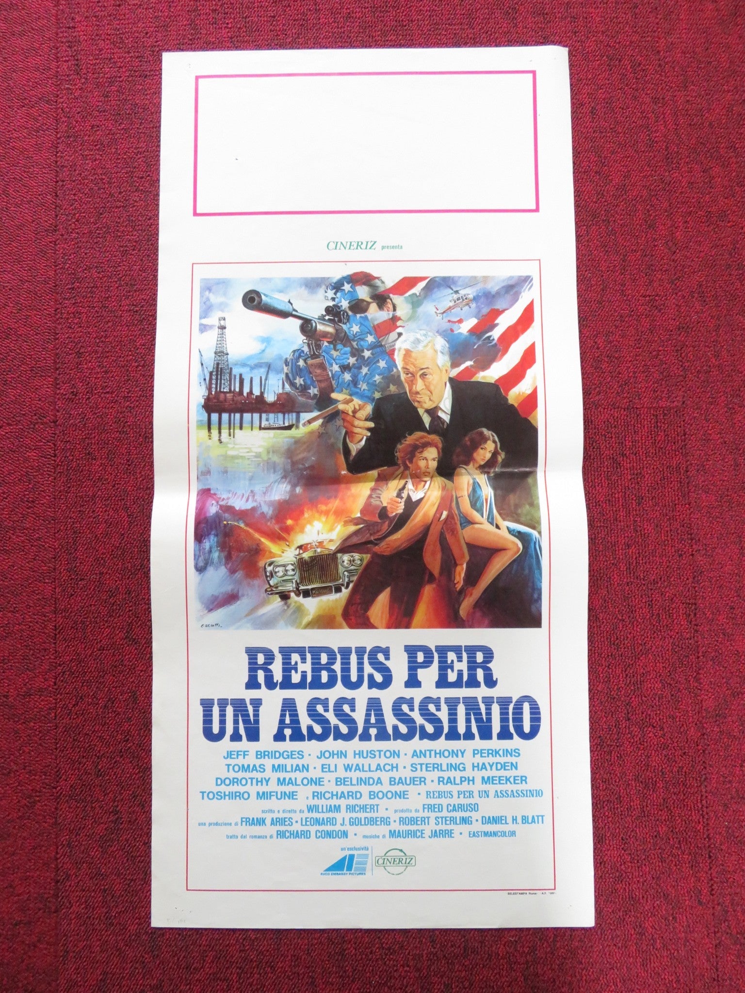 WINTER KILLS ITALIAN LOCANDINA POSTER JEFF BRIDGES JOHN HUSTON 1980 Rendezvous Cinema Movie posters