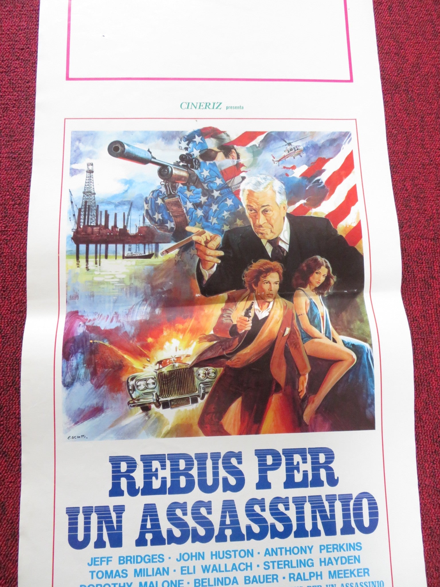 WINTER KILLS ITALIAN LOCANDINA POSTER JEFF BRIDGES JOHN HUSTON 1980 Rendezvous Cinema Movie posters