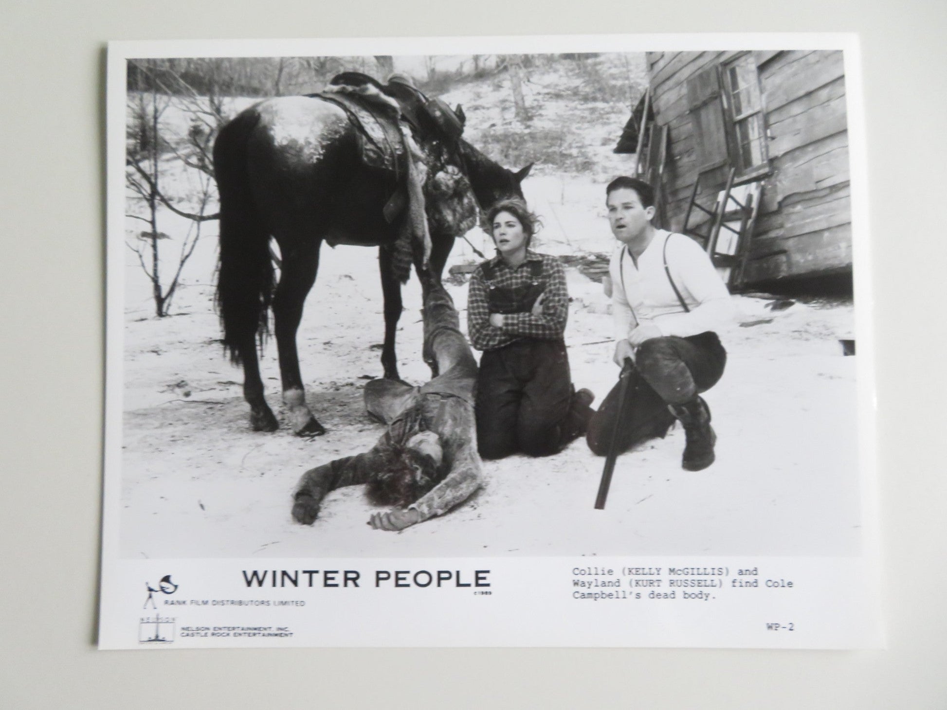 WINTER PEOPLE MOVIE STILL PHOTO LOT OF 9 KURT RUSSELL KELLY MCGILLIS 1989 Movie posters