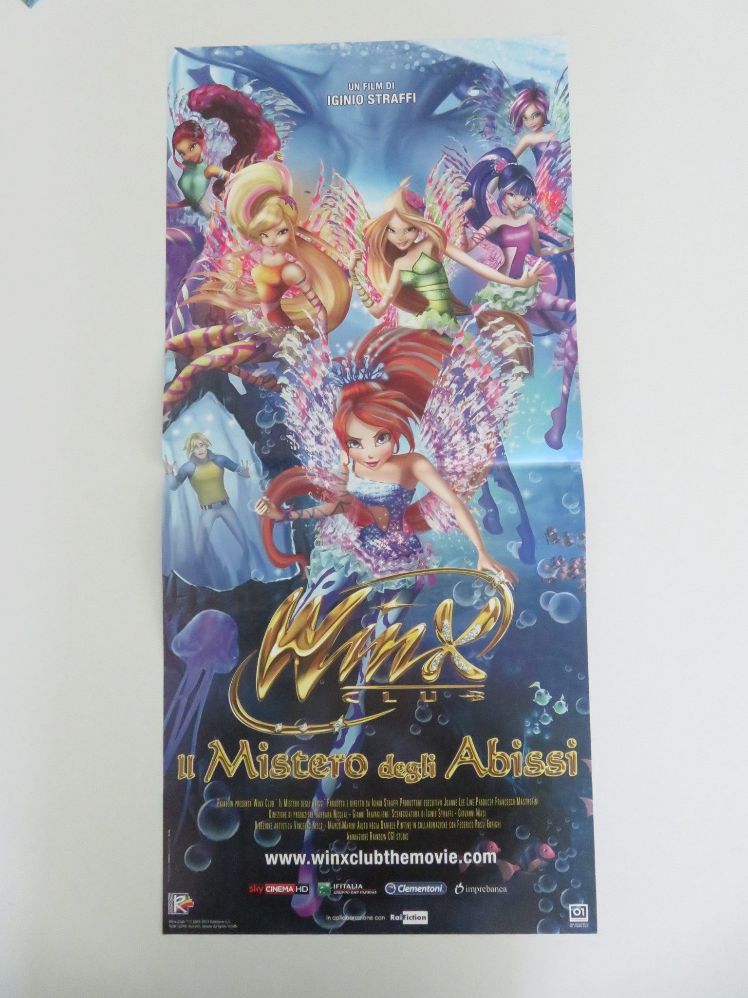 Winx Club: The Mystery of the Abyss Italian Locandina Poster Bognanni 2014 Movie posters