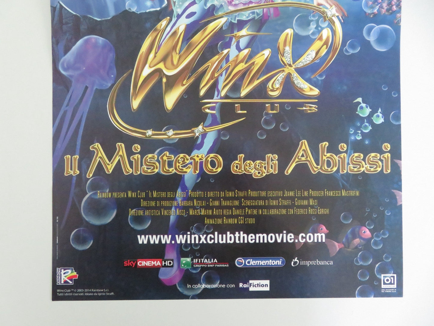Winx Club: The Mystery of the Abyss Italian Locandina Poster Bognanni 2014 Movie posters