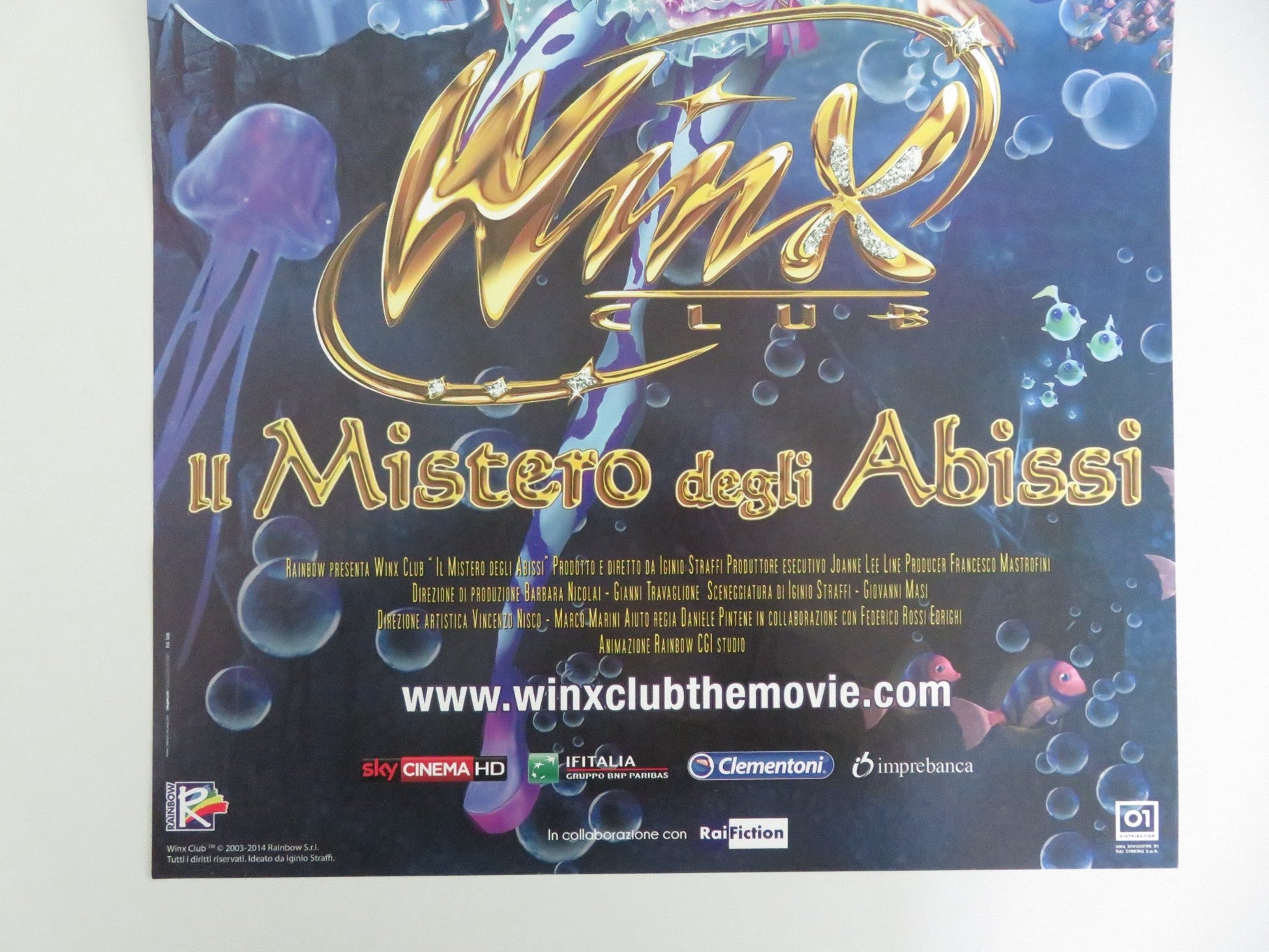 Winx Club: The Mystery of the Abyss Italian Locandina Poster Bognanni 2014 Movie posters
