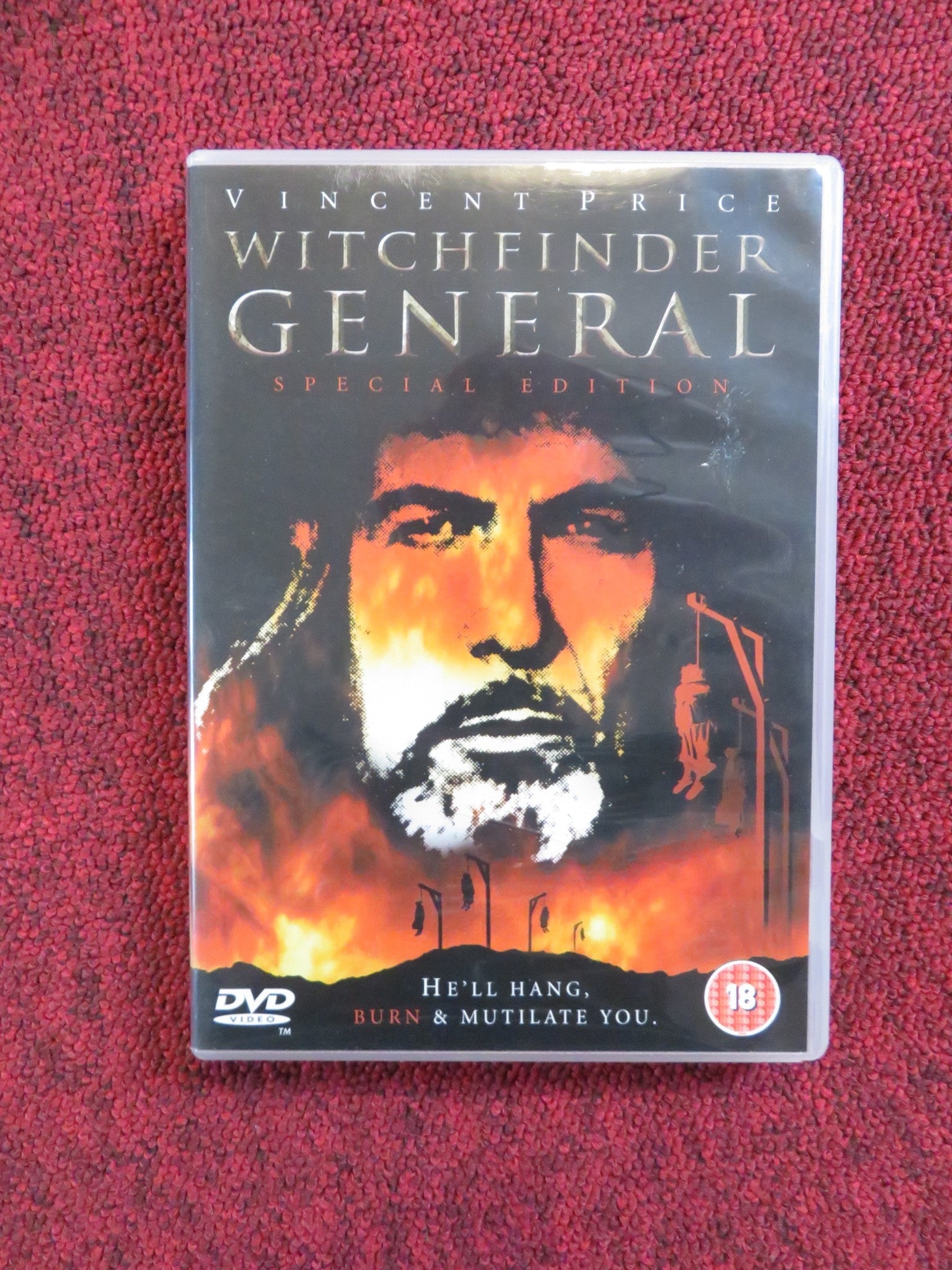 WITCHFINDER GENERAL (DVD) VINCENT PRICE IAN OGILVY 1968 REGION 2 Rendezvous Cinema Movie posters