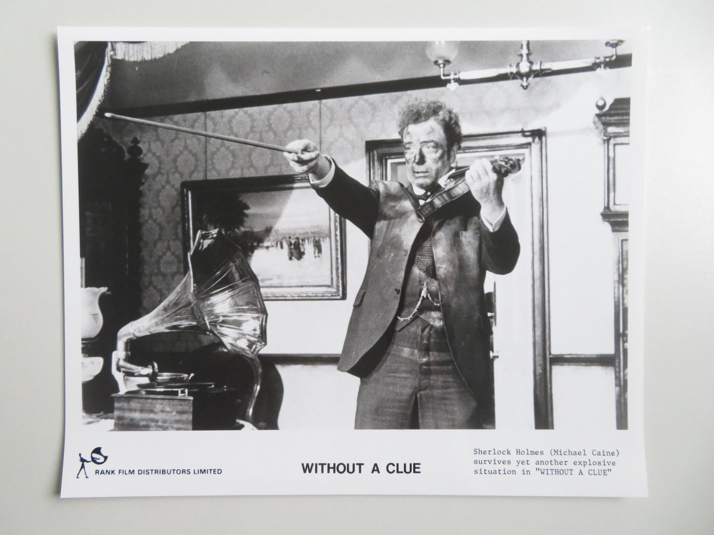 WITHOUT A CLUE MOVIE STILL PHOTO LOT OF 10 MICHAEL CAINE BEN KINGSLEY 1988 Movie posters