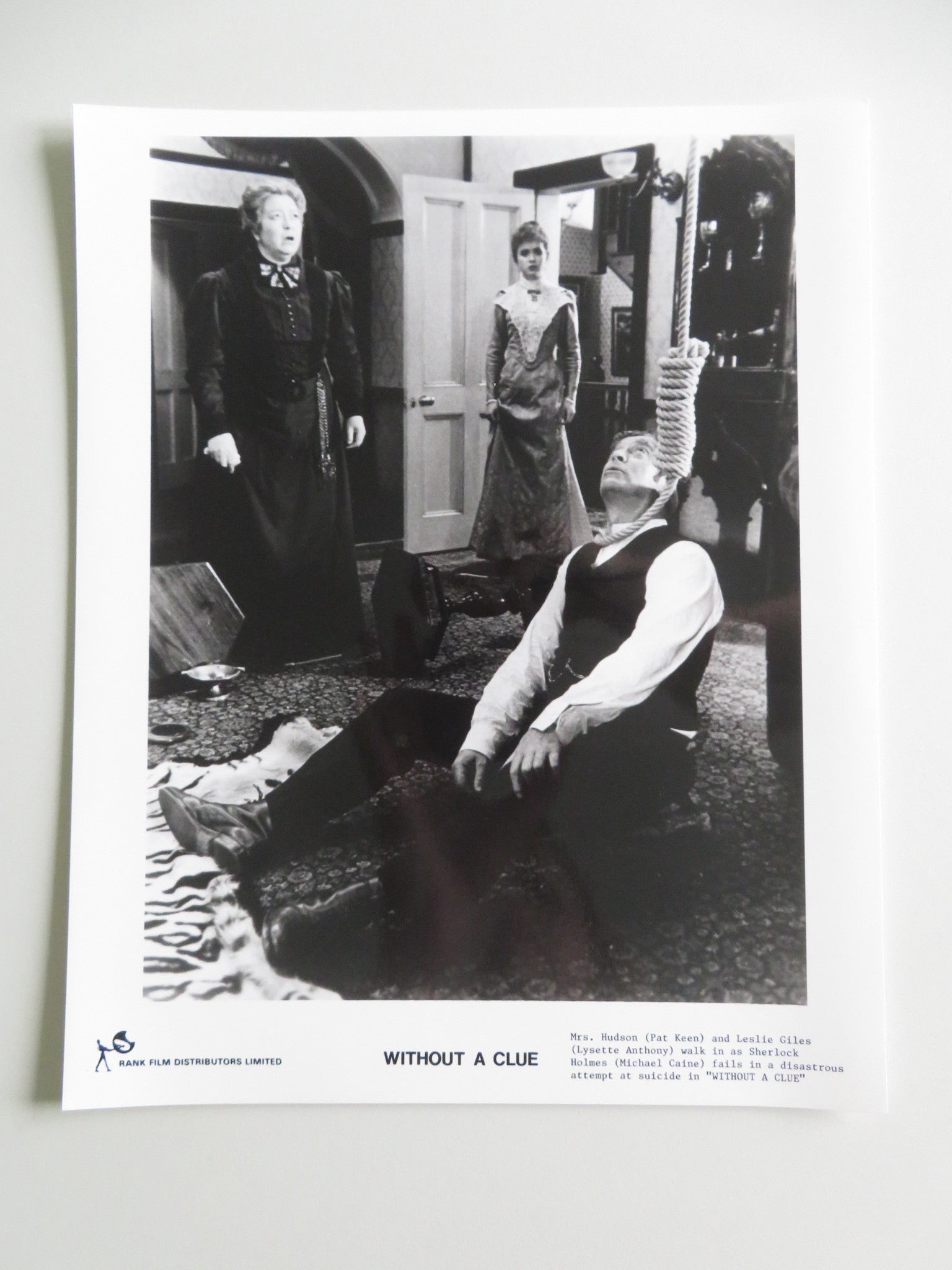 WITHOUT A CLUE MOVIE STILL PHOTO LOT OF 10 MICHAEL CAINE BEN KINGSLEY 1988 Movie posters
