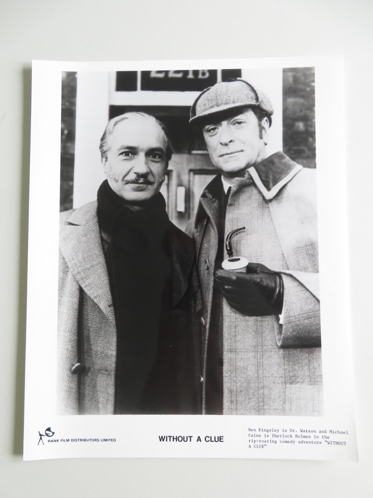 WITHOUT A CLUE MOVIE STILL PHOTO LOT OF 10 MICHAEL CAINE BEN KINGSLEY 1988 Movie posters