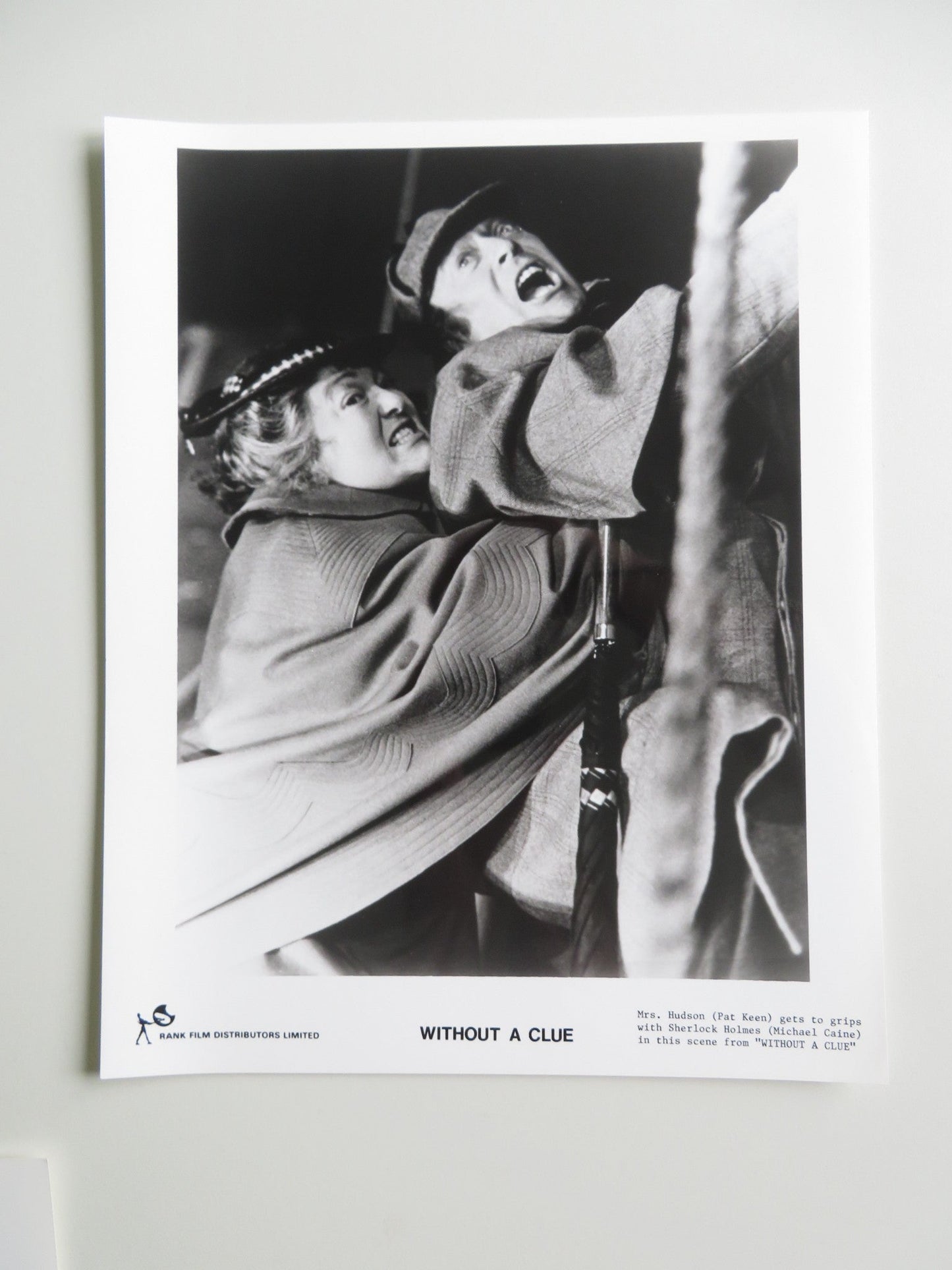 WITHOUT A CLUE MOVIE STILL PHOTO LOT OF 10 MICHAEL CAINE BEN KINGSLEY 1988 Movie posters