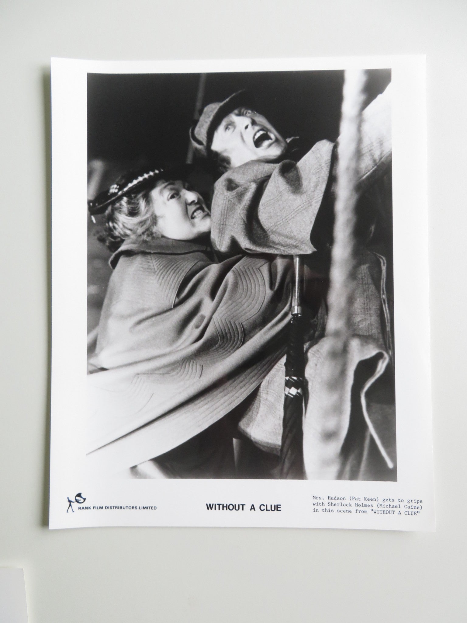 WITHOUT A CLUE MOVIE STILL PHOTO LOT OF 10 MICHAEL CAINE BEN KINGSLEY 1988 Movie posters