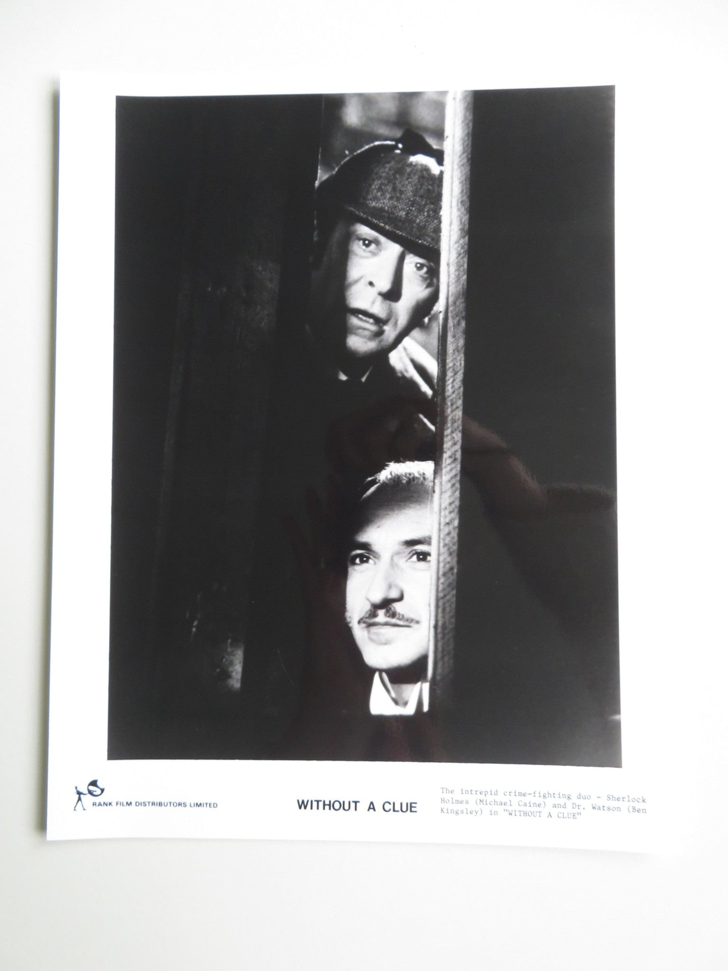 WITHOUT A CLUE MOVIE STILL PHOTO LOT OF 10 MICHAEL CAINE BEN KINGSLEY 1988 Movie posters