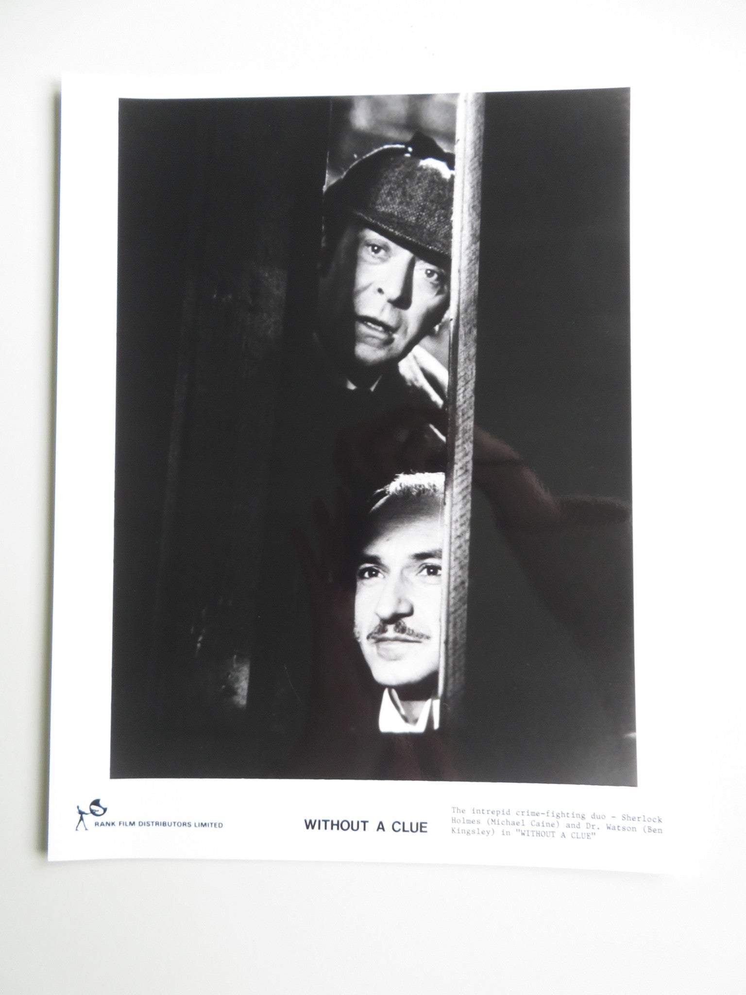 WITHOUT A CLUE MOVIE STILL PHOTO LOT OF 10 MICHAEL CAINE BEN KINGSLEY 1988 Movie posters