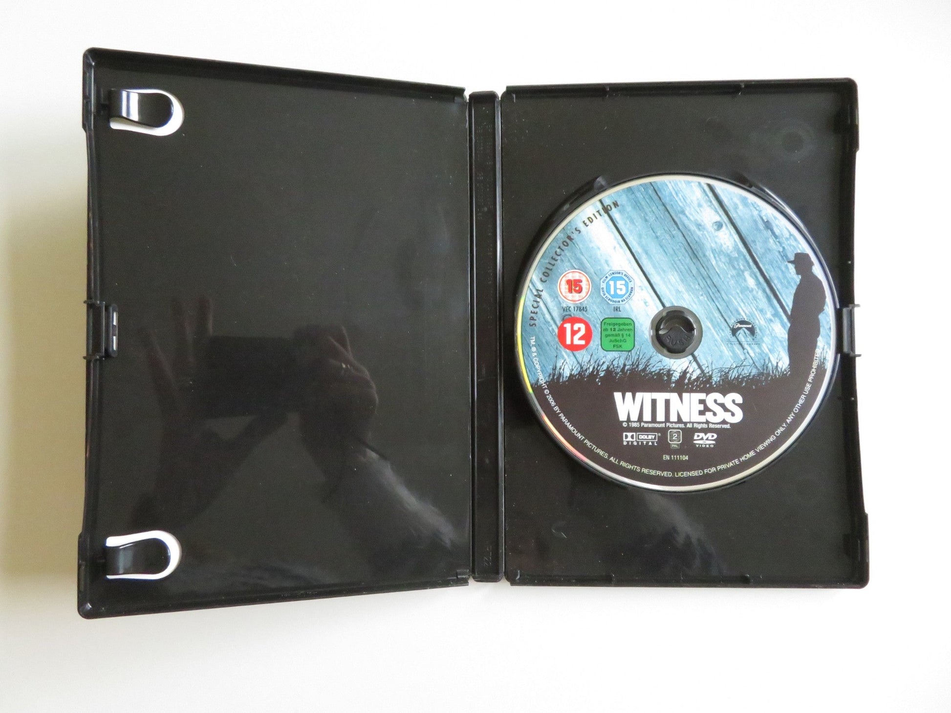 WITNESS (DVD) HARRISON FORD KELLY MCGILLIS 1985 REGION 2 Movie posters