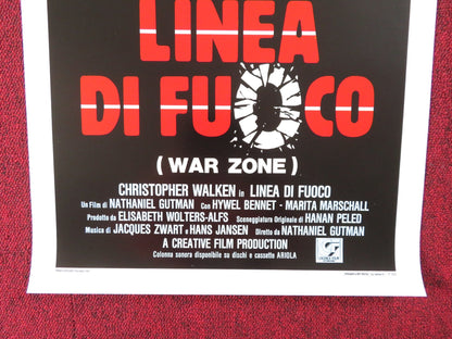 WITNESS IN THE WAR ZONE ITALIAN LOCANDINA POSTER CHRISTOPHER WALKEN 1987 Rendezvous Cinema Movie posters