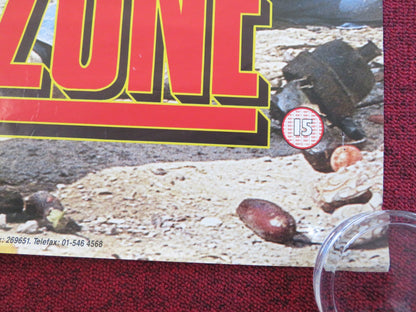 WITNESS IN THE WAR ZONE VHS VIDEO POSTER ROLLED CHRISTOPHER WALKEN 1987 Rendezvous Cinema Movie posters