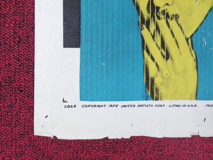 WITNESS TO MURDER FOLDED US ONE SHEET POSTER BARBARA STANWYCK G. SANDERS 1954 Rendezvous Cinema Movie posters