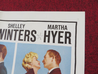 WIVES AND LOVERS FOLDED US ONE SHEET POSTER JANET LEIGH SHELLEY WINTERS 1963 Rendezvous Cinema Movie posters