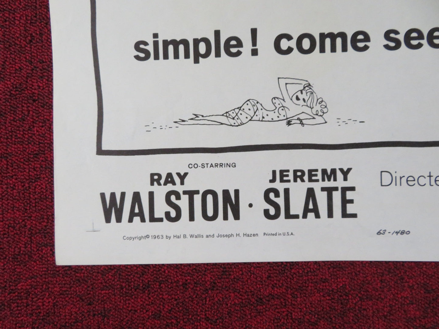 WIVES AND LOVERS FOLDED US ONE SHEET POSTER JANET LEIGH SHELLEY WINTERS 1963 Rendezvous Cinema Movie posters