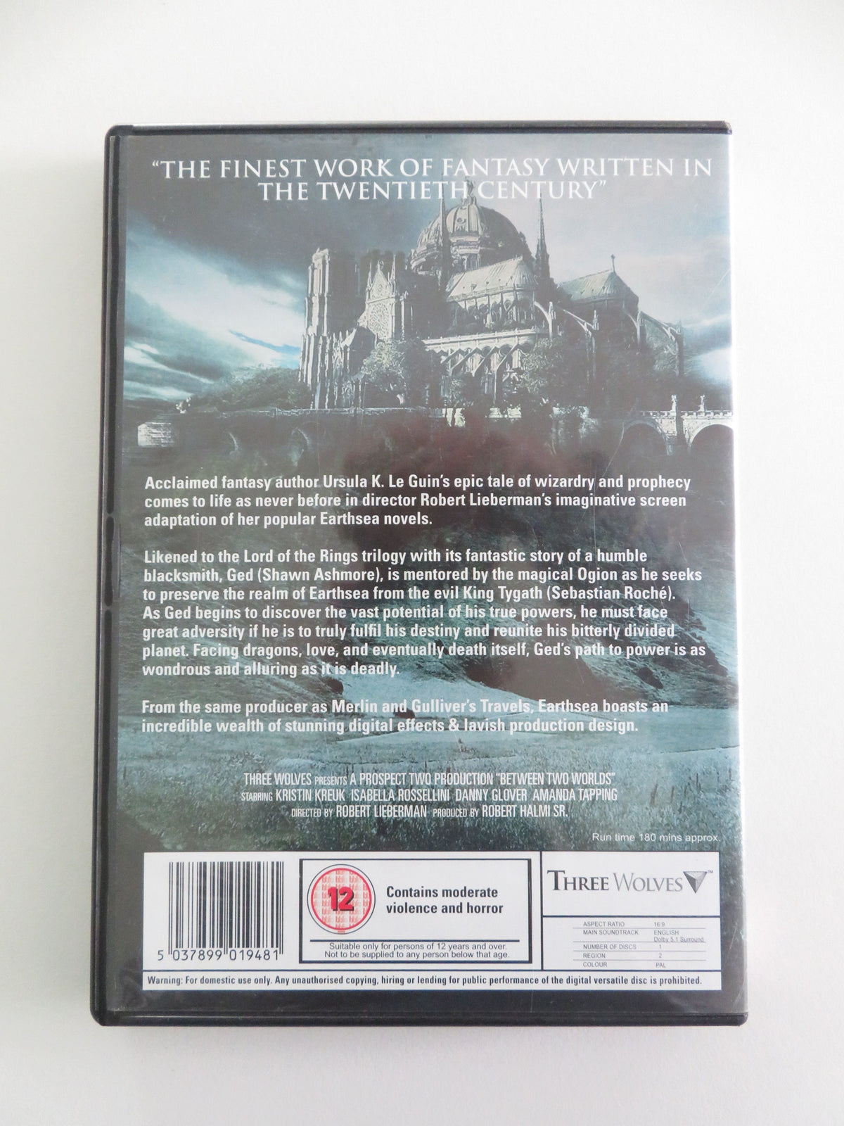 Wizard of Earthsea (DVD) Kristin Kreuk Isabella Rossellini 2004 Region 2 Movie posters