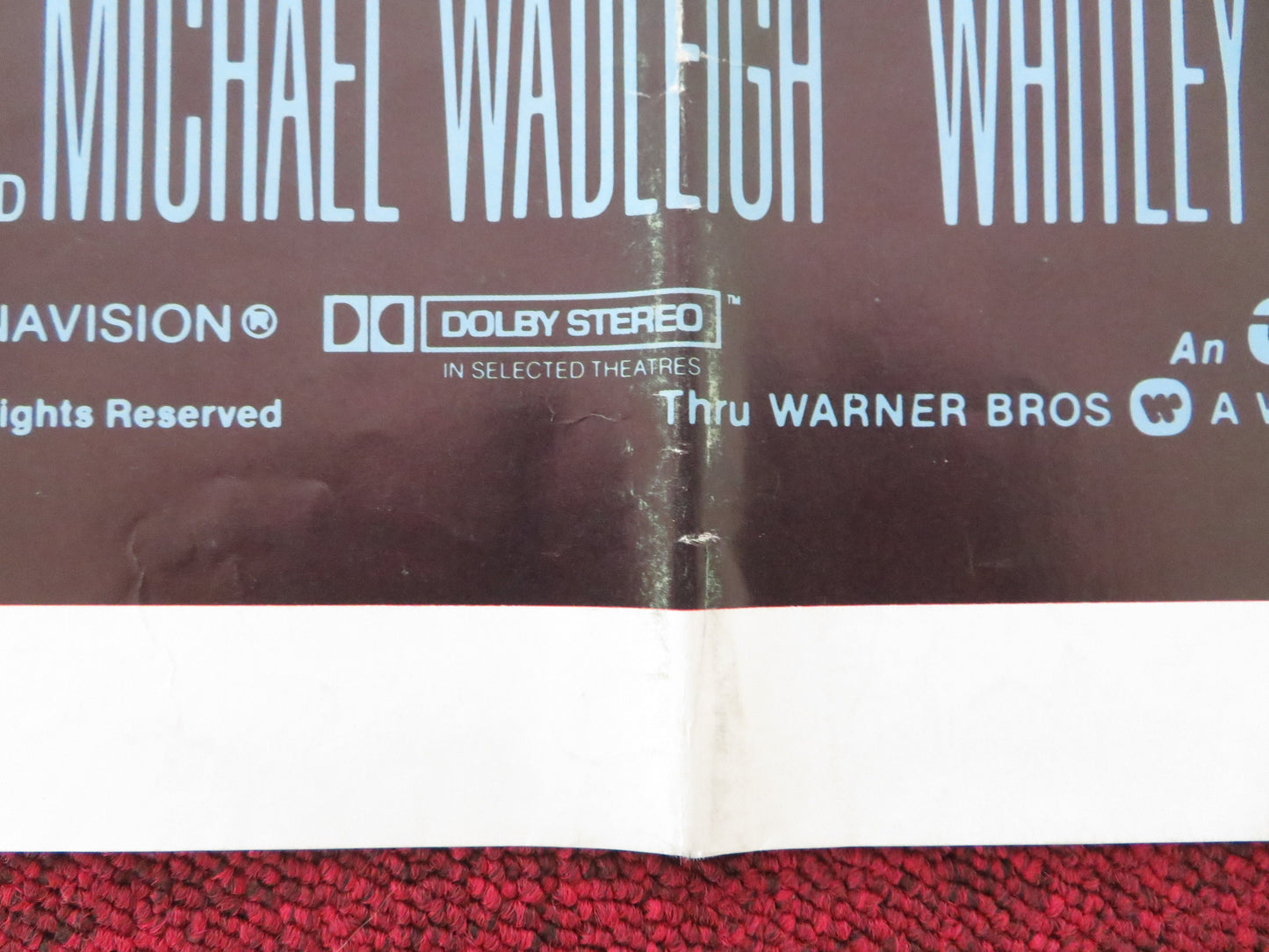 Wolfen Folded US One Sheet Poster Albert Finney Diane Venora 1981 Movie posters