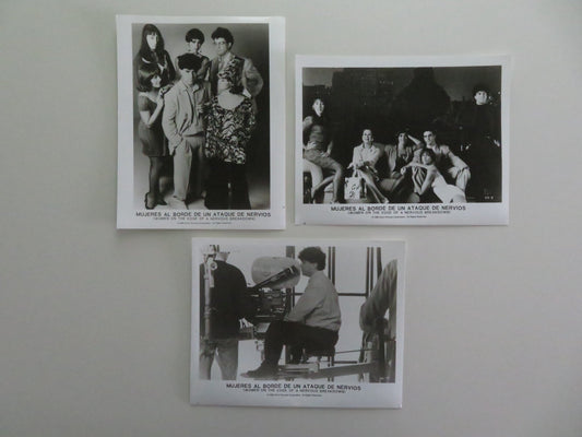 Women On The Verge Of A Nervous Breakdown - B MOVIE STILL PHOTO LOT OF 3 1988 Movie posters