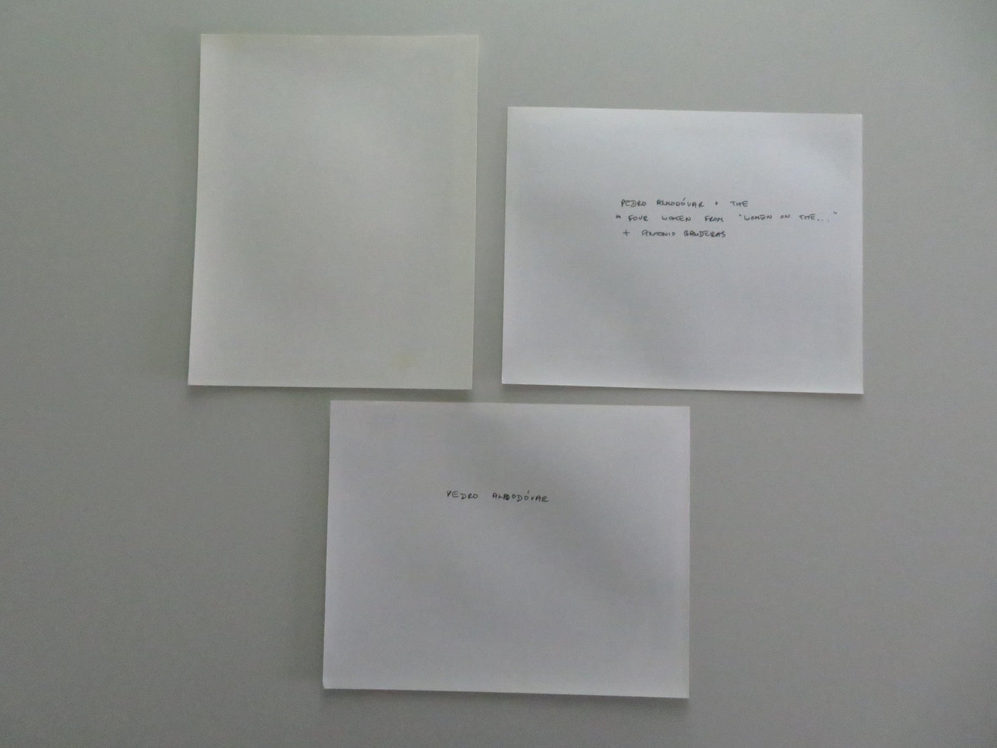 Women On The Verge Of A Nervous Breakdown - B MOVIE STILL PHOTO LOT OF 3 1988 Movie posters