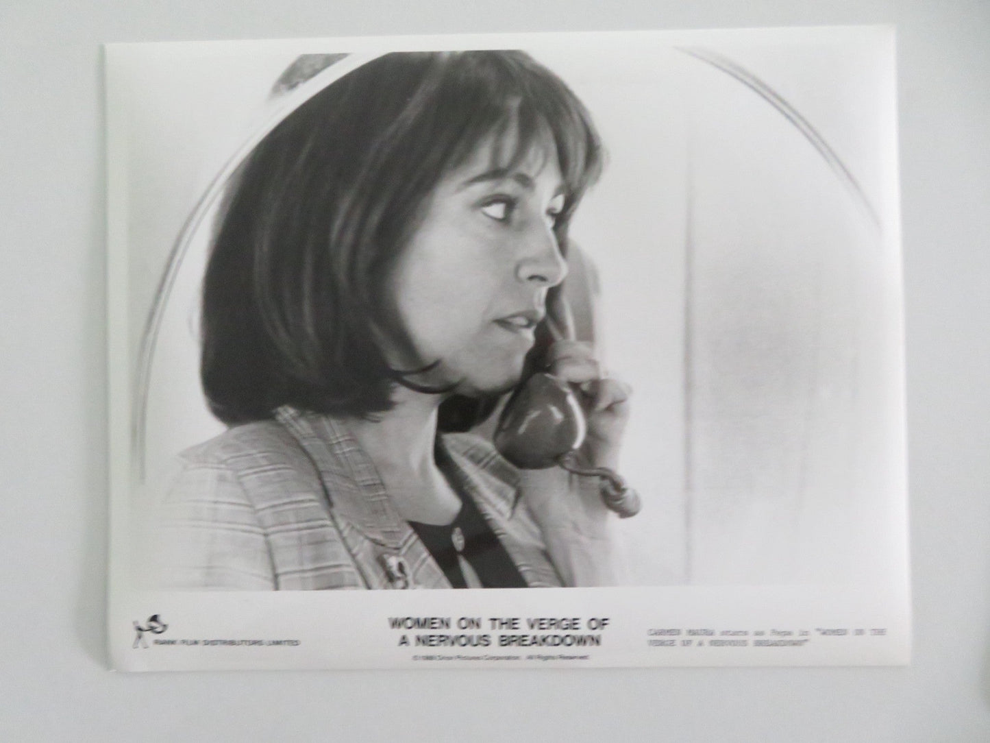 WOMEN ON THE VERGE OF A NERVOUS BREAKDOWN MOVIE STILL PHOTO LOT OF 8 1988 Movie posters