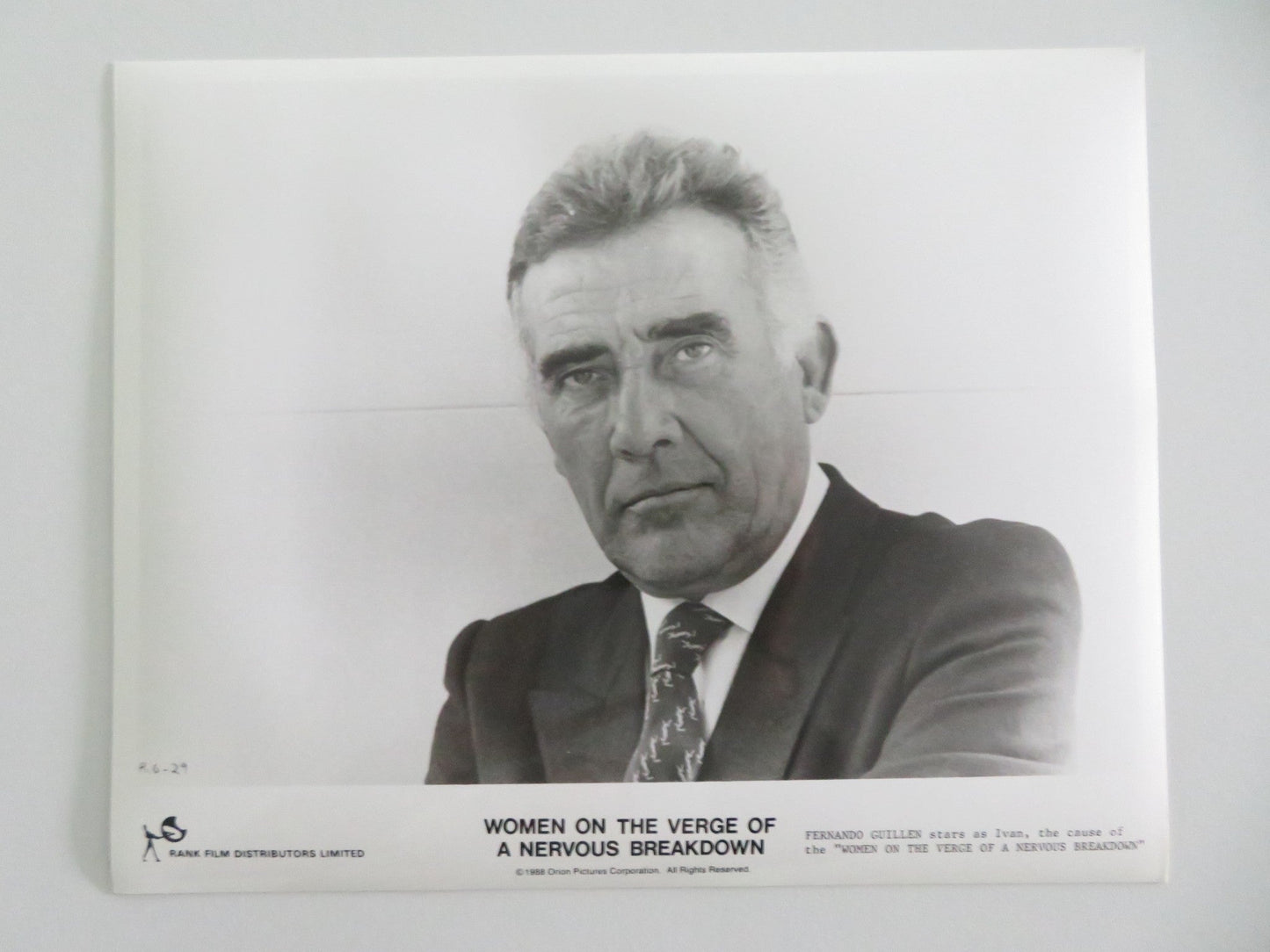 WOMEN ON THE VERGE OF A NERVOUS BREAKDOWN MOVIE STILL PHOTO LOT OF 8 1988 Movie posters