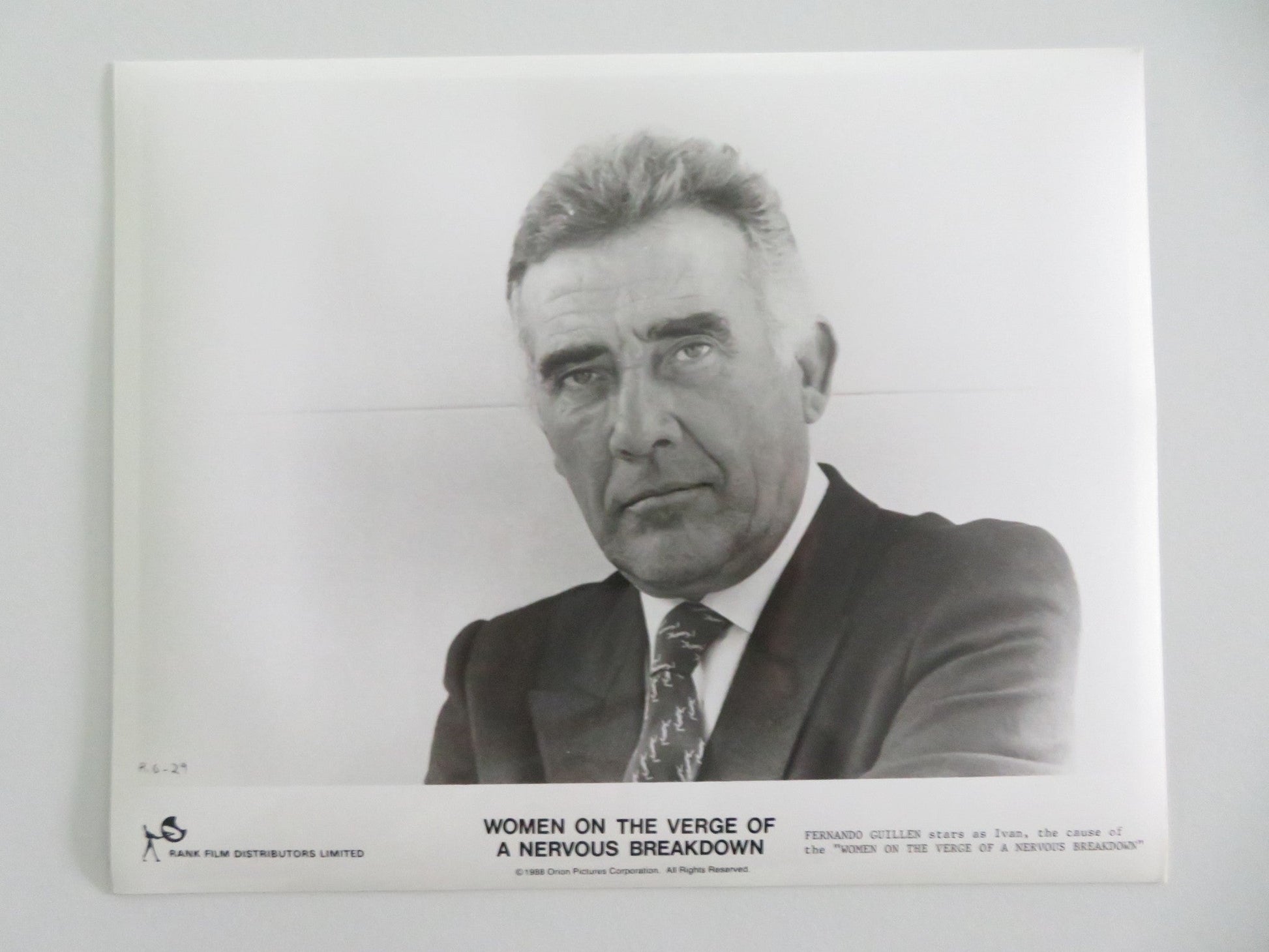 WOMEN ON THE VERGE OF A NERVOUS BREAKDOWN MOVIE STILL PHOTO LOT OF 8 1988 Movie posters