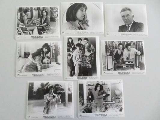WOMEN ON THE VERGE OF A NERVOUS BREAKDOWN MOVIE STILL PHOTO LOT OF 8 1988 Movie posters